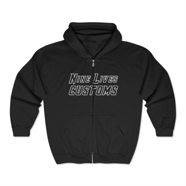 Nine Lives Unisex Heavy Blend™ Full Zip Hooded Sweatshirt