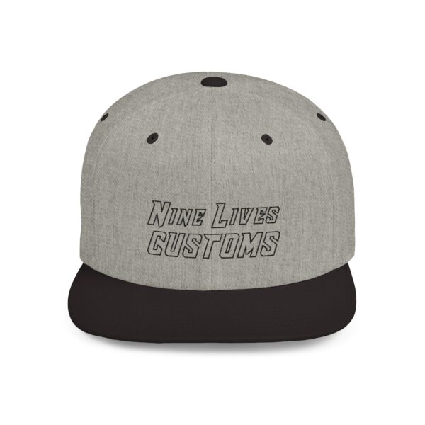 Nine Lives Customs Flat Bill Snapback